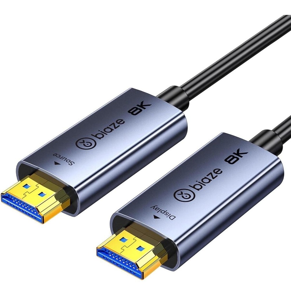 Biaze‎ 8K Ultra High Speed HDMI Cable 60Hz HDR Gray Aluminum Alloy Shell